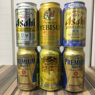 ビール　6本です