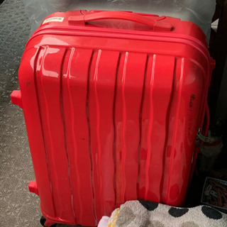スーツケース (中) 鍵なし ピンク