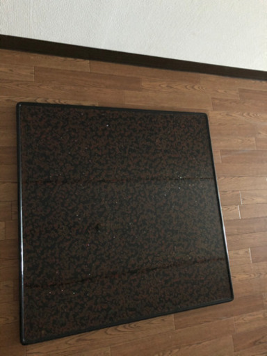 新品　高級漆　炬燵板