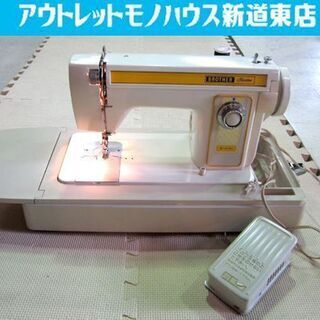 ジャンク品　家庭用ミシン 直線ミシン フットコントローラー ブラ...