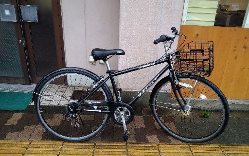 miyata SJCROSS[スタージャック]27吋シティクロスバイク 外装6段/LEDオート/ブラック