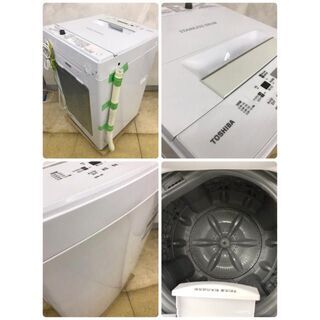 S42 TOSHIBA 4.5kg全自動洗濯機 AW-45M7(W) 2019