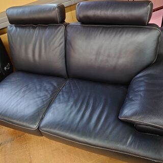 【店舗同時販売中】IDC大塚家具　L/Sシリーズ　総本革セパレートコーナーソファ3点セット【店頭ご来店購入限定】