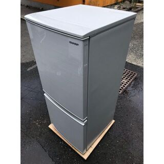 R25 SHARP 2ドア冷凍冷蔵庫 SJ-D14F-W 2020