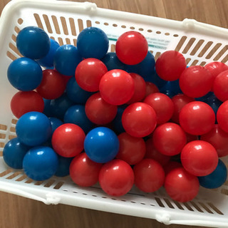 ボールプール用ボール 92個（2色赤青）