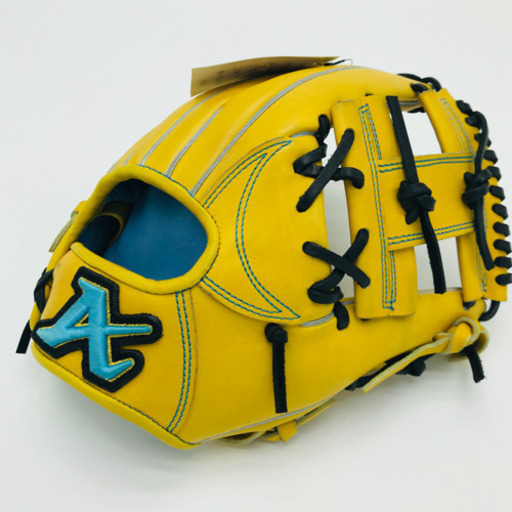 新品 限定 超レア ATOMS アトムズ グローブ 内野手 右投 硬式 イエロー