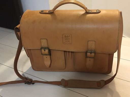 LEDER WOLF レダーウォルフ☆ ドイツ製ショルダー ドクターバッグ