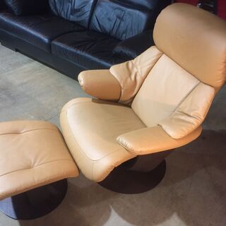 カリモク ザ ファースト / リクライニングチェアRU73モデル※オットマン