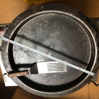 餃子鍋、ヘラ付き、蓋つき　54cm