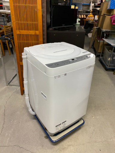 2018年製 激安洗濯機！配送もご相談ください！SHARP ES-GE6B-W 6.0kg洗い