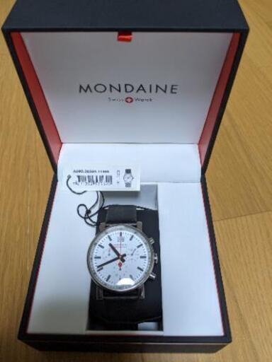 MONDAINE エヴォ クロノグラフ  メンズ 美品