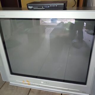 シャープ ブラウン管テレビ 25C-FG2＋地デジチューナー