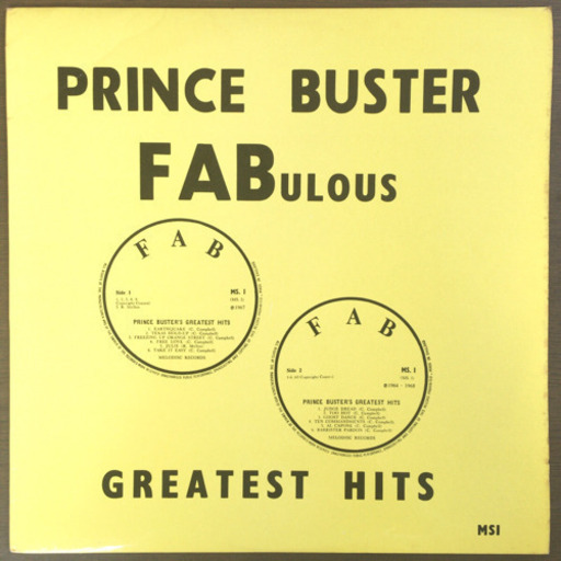 Prince Buster - FABulous Greatest Hits LP レコード