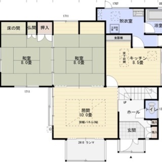 稀府町駅徒歩圏内/戸建て/駐車場付き/生活保護の方も可