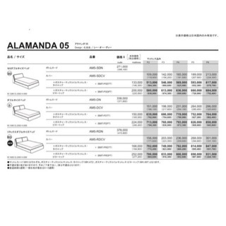 再値下げ♡高級寝具ブランドalflex一番人気セミダブルベッドアラマンダ・グレー