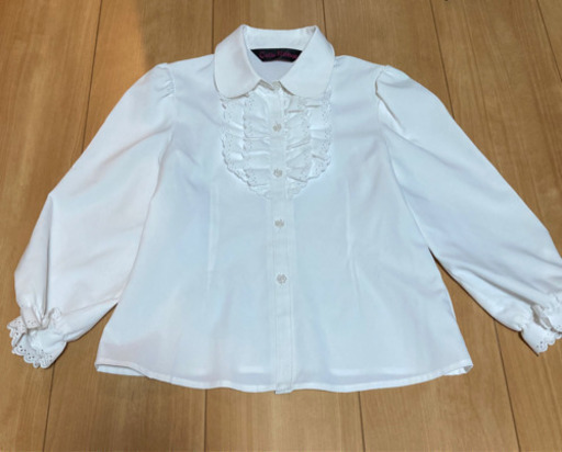 フォーマルブラウス白1 Leon126 筑紫の子供用品の中古あげます 譲ります ジモティーで不用品の処分