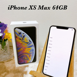 iPhone Xs Max Silver 64 GB 