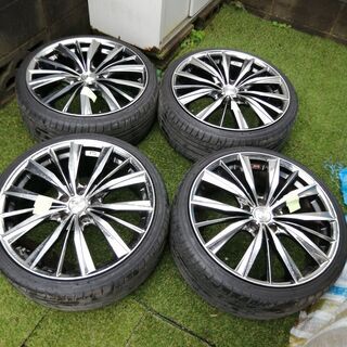 ウェッズ レオニス アルミタイヤ4本セット weds LEONIS Vx 19×8.0J 225/35ZR19