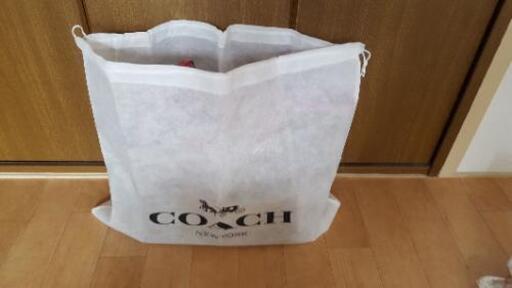 COACH コーチトートバッグ ピンク ブラウン シグネチャー