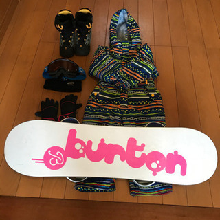 burtonスノーボード  ジュニア　フルセット　