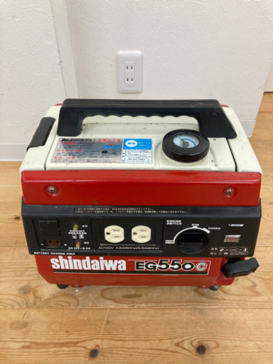 10-180 発電機 新ダイワ EG550 shindaiwa 年式不明