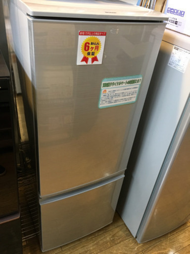 美品 2017年製 SHARP 167L冷蔵庫 どっちもドア SJ-D17C-S シャープ