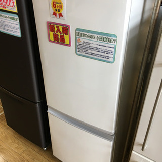 美品 2019年製 SHARP 167L冷蔵庫 どっちもドア SJ-17E6-KW シャープ