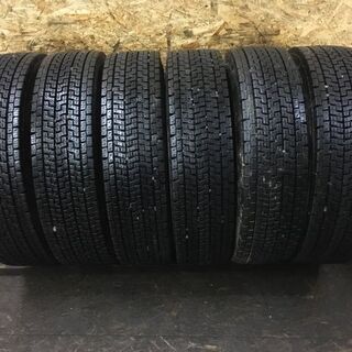 YOKOHAMA ZEN 903ZW 225/80R17.5 123/122L 17.5インチ トラックタイヤ スタッドレス 6本 バリ溝 札幌発 引取OK　(TT118) クレジットカード QR決済可能