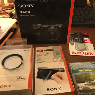 新品　Sony 6400 ズームレンズキット　おまけと保証書付き