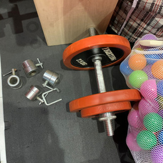 ウェイトトレーニングセット防音マット付き