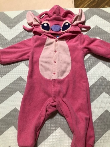 スティッチ エンジェルちゃん暖か着ぐるみロンパース80cm たぬきち 塚田のベビー用品 ベビー服 の中古あげます 譲ります ジモティーで不用品の処分