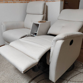 電動リクライニングソファー 2人掛け