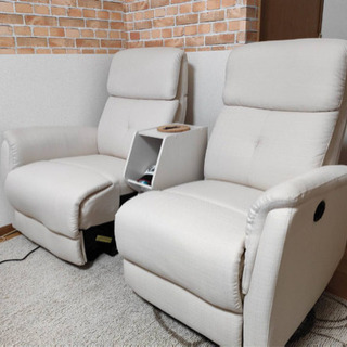 電動リクライニングソファー 2人掛け