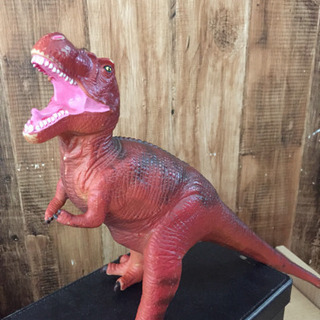 恐竜 ティラノサウルス フィギュア 赤