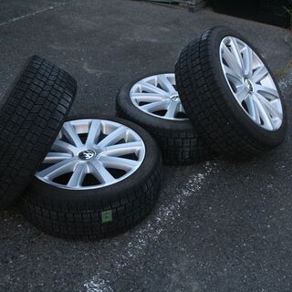 SOLD！～【中古・美品】18インチ スタッドレス付きアルミホイール VW 
