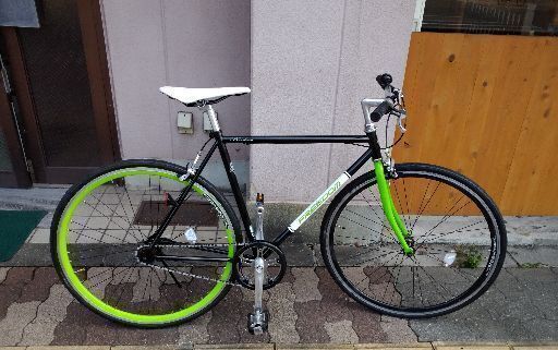 miyata FREEDOM[フリーダム]700c シングルスピード クロモリ/ブラックｘグリーン