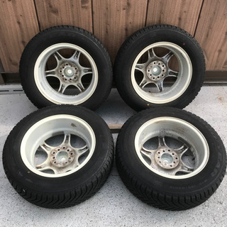SUZUKABRAIN UNIVERSE VI 15×6.5jj 5穴 GOODYEAR vector 195/65R15 M+S