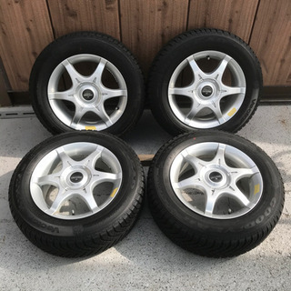 SUZUKABRAIN UNIVERSE VI 15×6.5jj 5穴 GOODYEAR vector 195/65R15 M+S