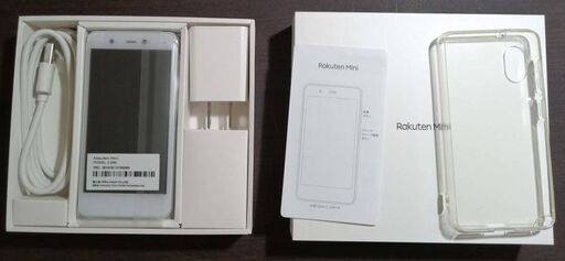 再値下げ5000円】Rakuten mini 白 使用一ヶ月以下 美品 おまけでケース