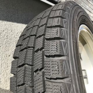 スタッドレスタイヤ13インチホイール付き４本セット(ほぼ新品)