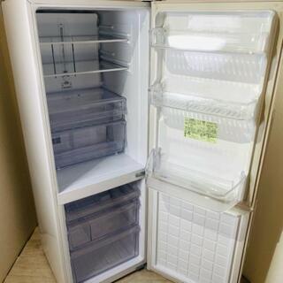 中古 店舗近郊送料格安 プラズマクラスター 271L 2ドア冷蔵庫 シャープ 