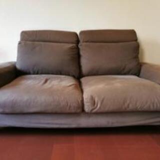 無印良品ソファ 2シーター ワイドアーム・ダウンフェザーポケット