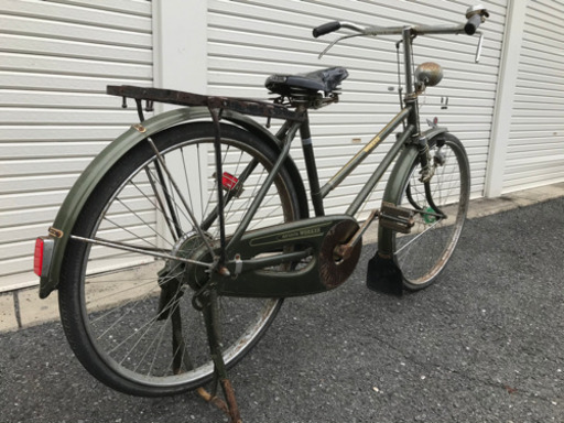 昭和レトロ ミヤタの自転車 26インチ 奈良法隆寺より