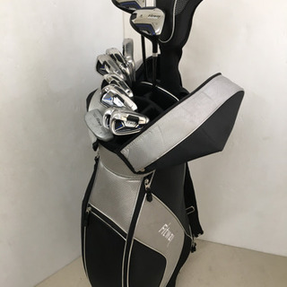 【超豪華セット！】◆Fitway◆ゴルフクラブ 11本セット＋純正キャディバッグ＋レインウェア等付属品多数付き 美品