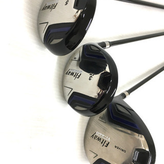 【超豪華セット！】◆Fitway◆ゴルフクラブ 11本セット＋純正キャディバッグ＋レインウェア等付属品多数付き 美品