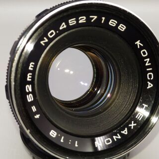 KONICA HEXANON 52mm F1.8 for AR Mount - その他