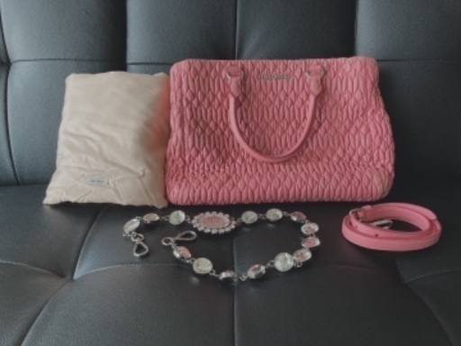MIUMIU マテラッセ ナッパクリスタル - arborconnect.co.nz