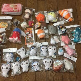 ⑧【全て新品・送料込】チビトラ、動物の小さいぬぐるみなど35点ま...