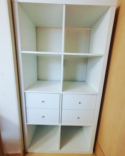 IKEAｶﾗｯｸｽ2×4マス☆引き出し付