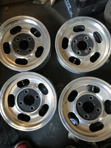 希少 深リム ASAHI アサヒ ディッシュ 15インチ ランクル ジープなどに-